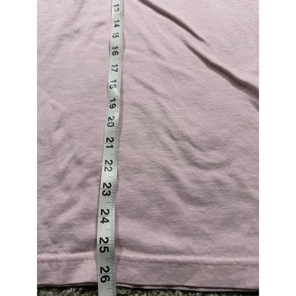 New‎ Orleans Bourbon Street Pink Shirt Embroidered Floral Spellout Mardi Gras M
